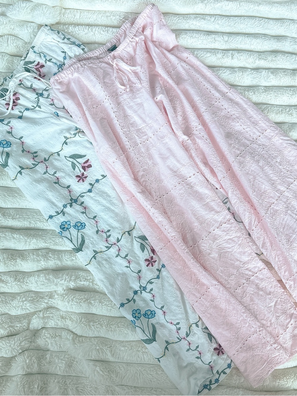 A New Day + Wild Fable Women’s Pink Eyelet Breezy pant set